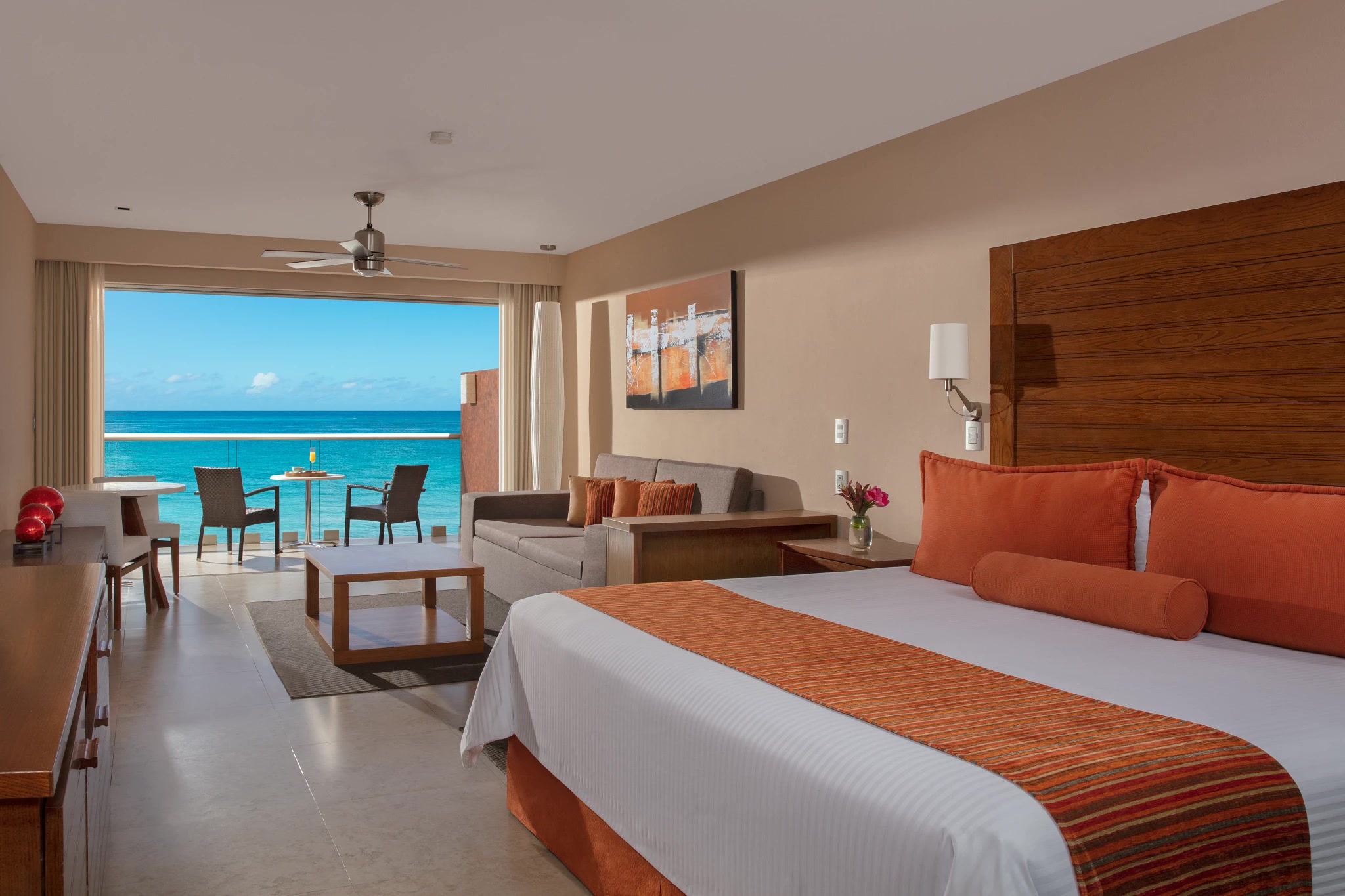 Secrets Aura Cozumel Preferred Club junior suite oceanfront