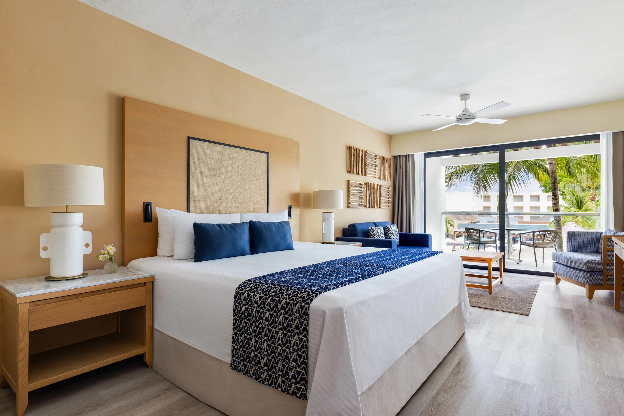Secrets Aura Cozumel Junior Suite Private Pool king bedroom