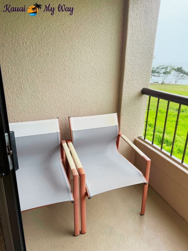 Sheraton Kauai private lanai
