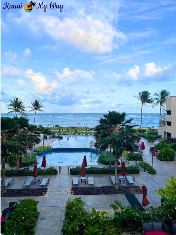 Sheraton Kauai Deluxe Oceanfront Double Queen views