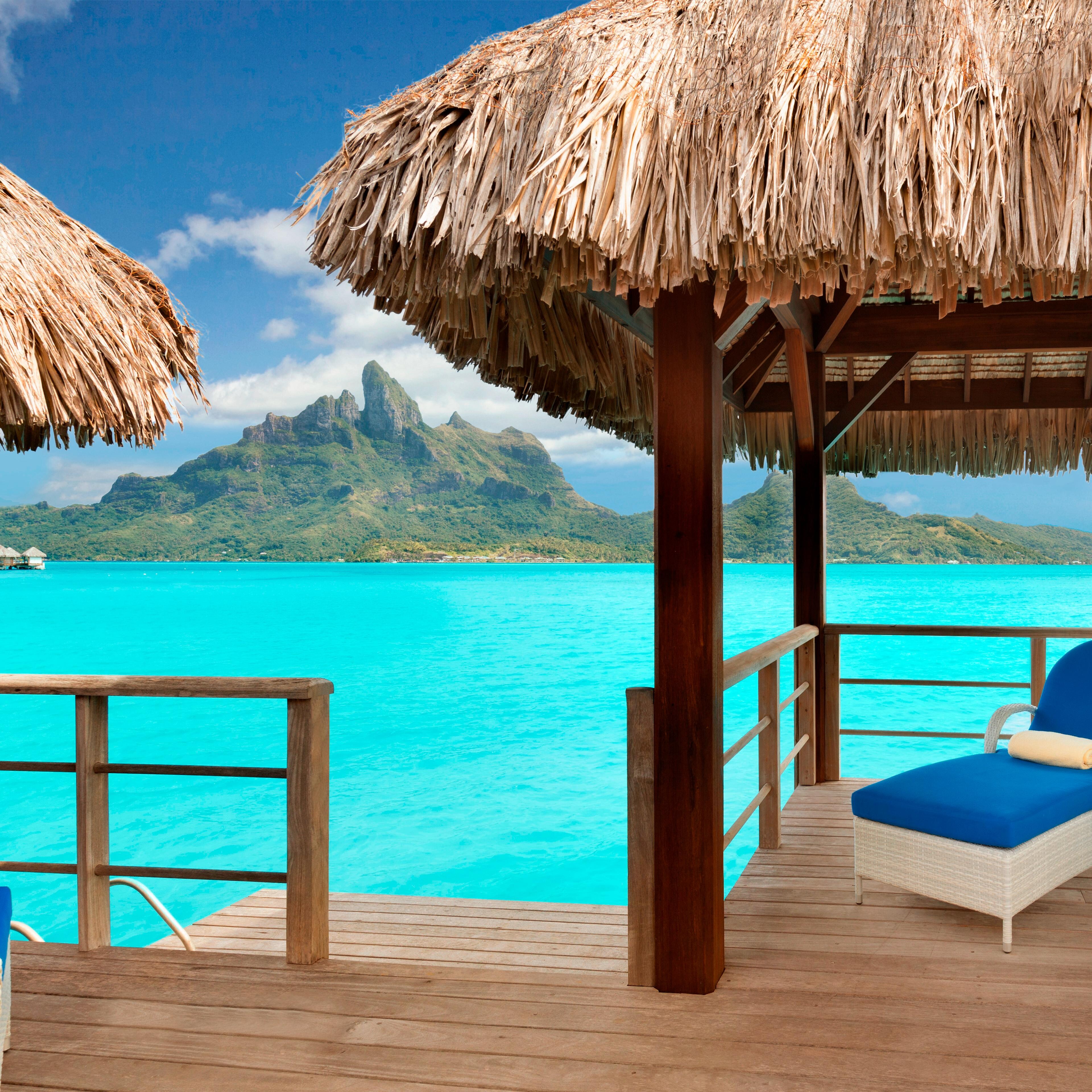 St Regis Bora Bora Deluxe Island View villa interior