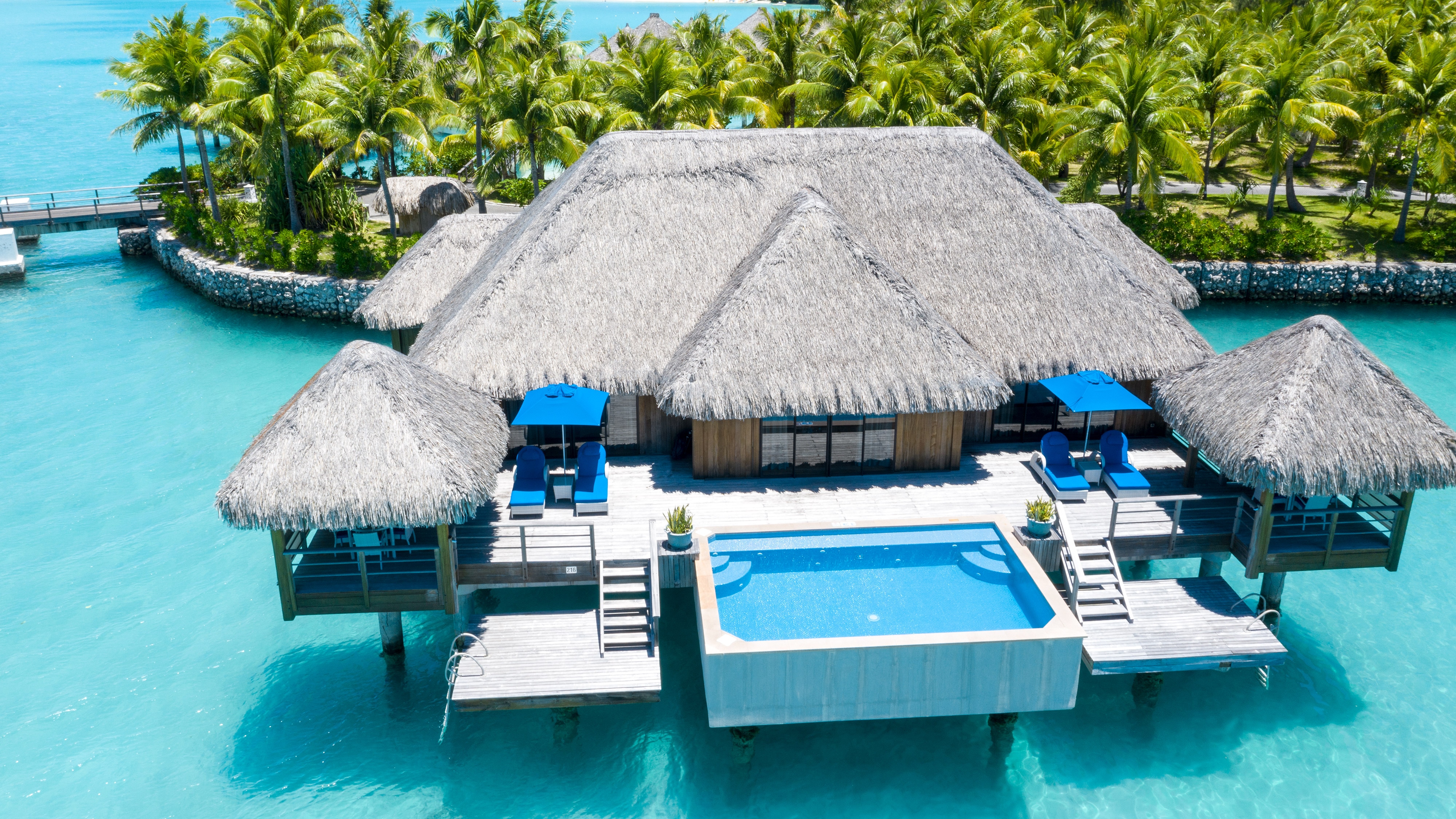 St Regis Bora Bora Garden Villa living area