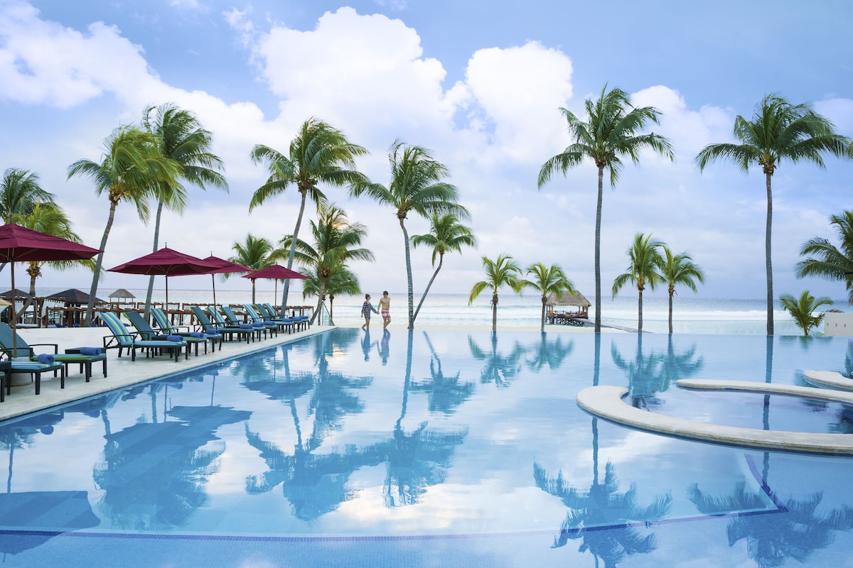 Mexico Family Vacation — The Fives One Bedroom Penthouse Roof Top — Mexico