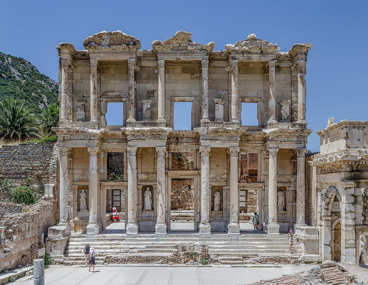 Library of Celsus at Ephesus, Turkey — Greek Odyssey port call