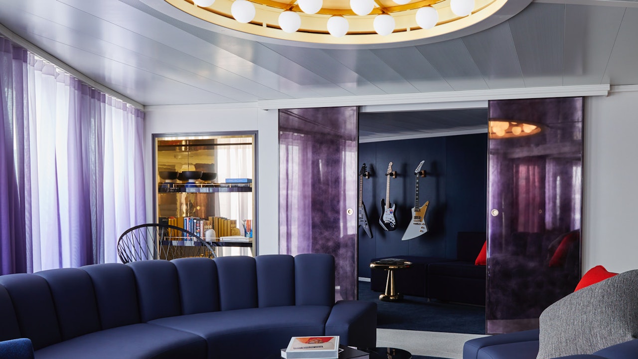 Virgin Voyages RockStar Suite aboard Brilliant Lady