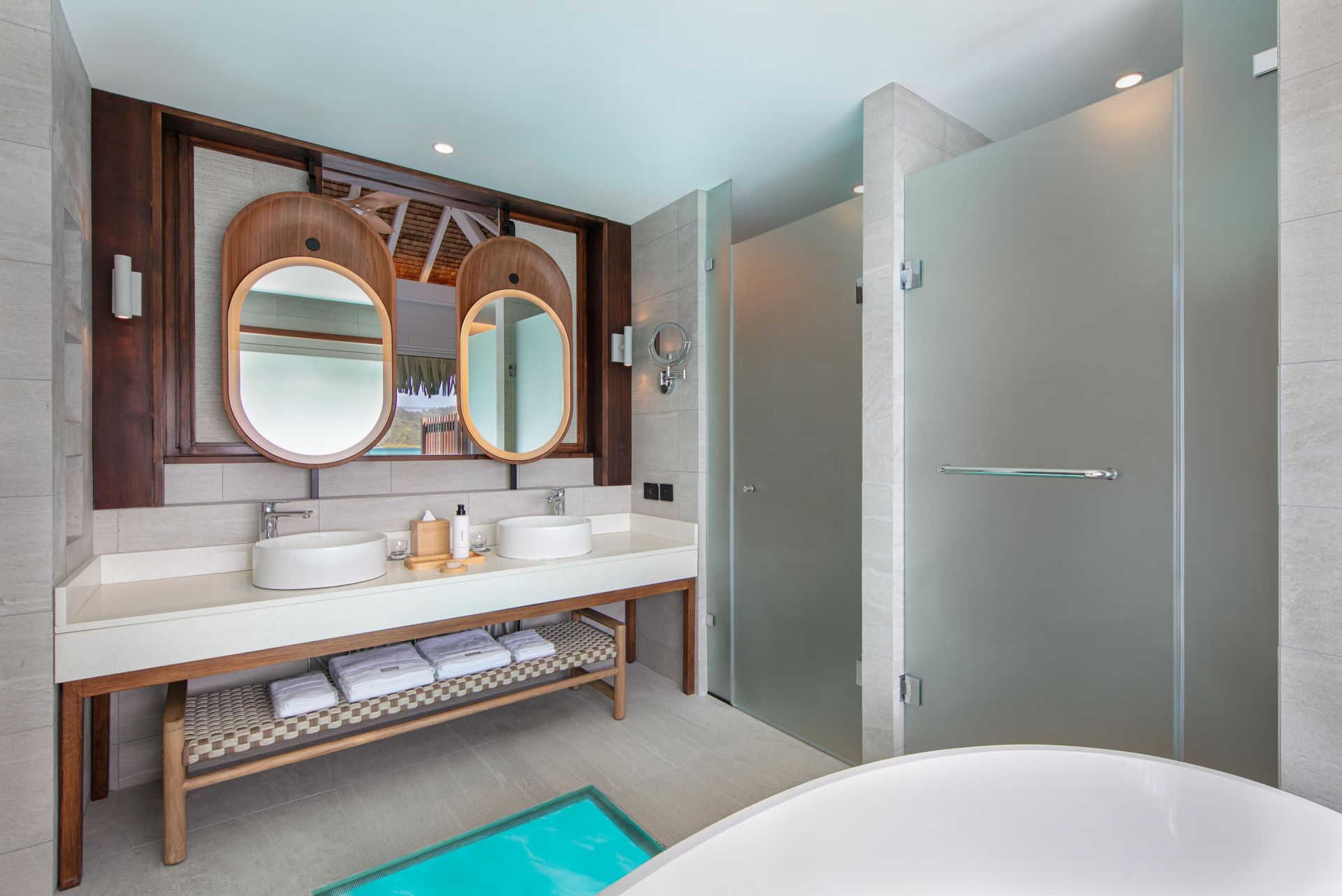 Westin Bora Bora Royal Overwater Villa bathroom