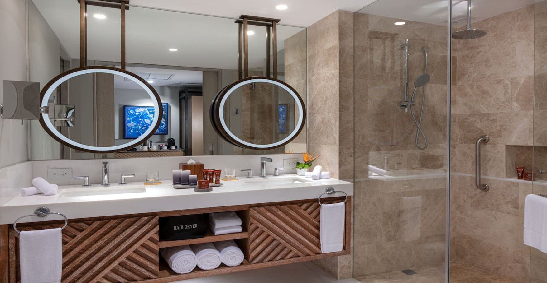 Conrad Punta de Mita Ocean View King Room bathroom
