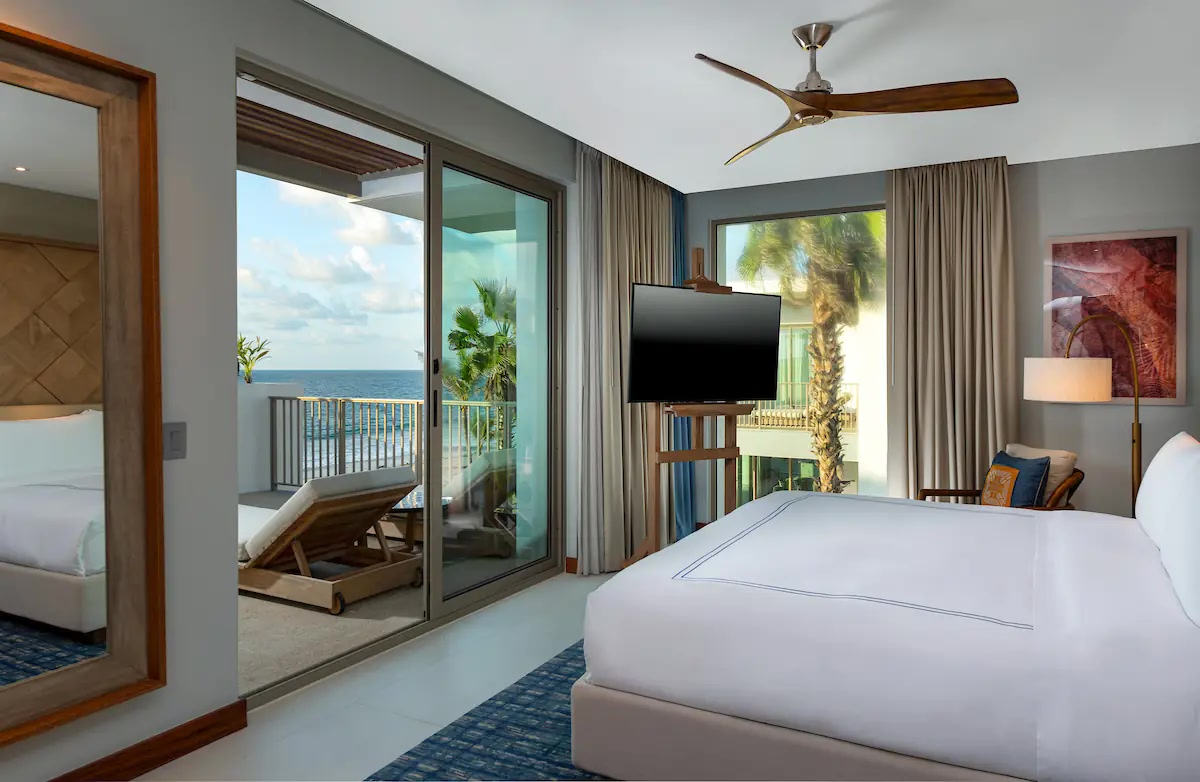 Conrad Punta de Mita beachfront suite living space