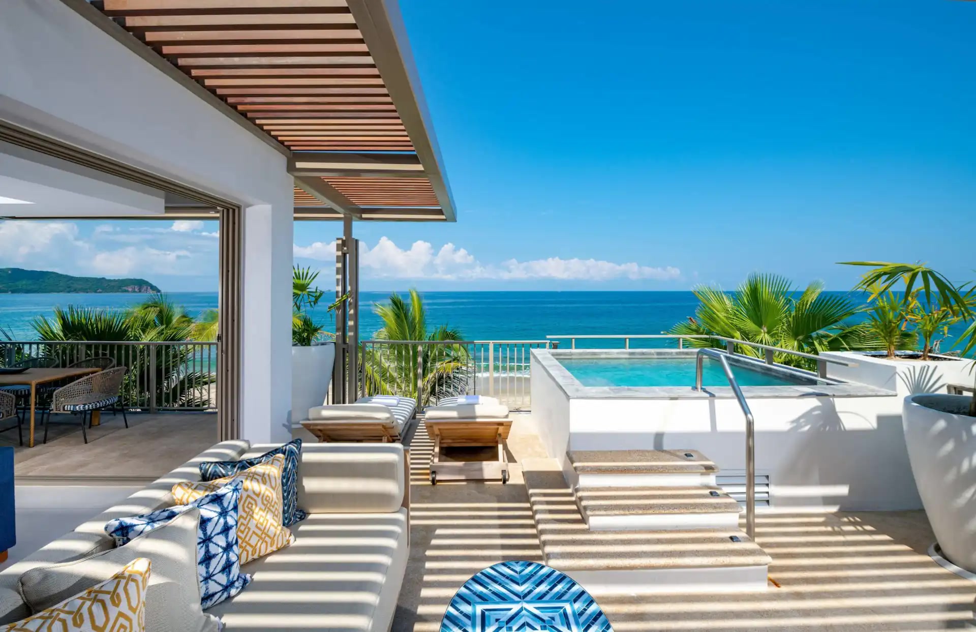 Conrad Punta de Mita Beachfront Grand Suite living room