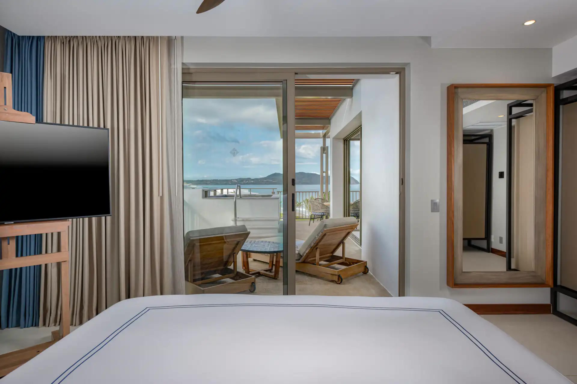 Conrad Punta de Mita Ocean View Signature Suite bedroom