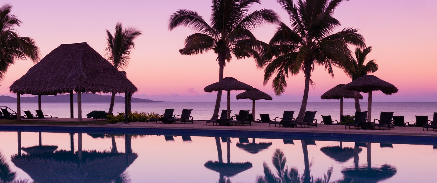 Denarau beachfront near Hilton Fiji