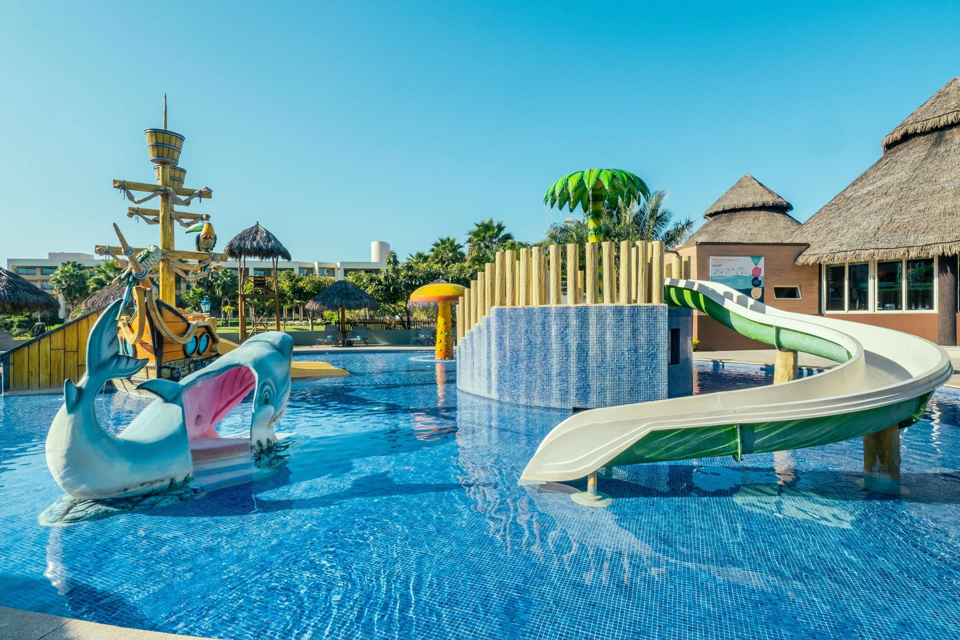 Children’s splash park at Iberostar Selection Playa Mita