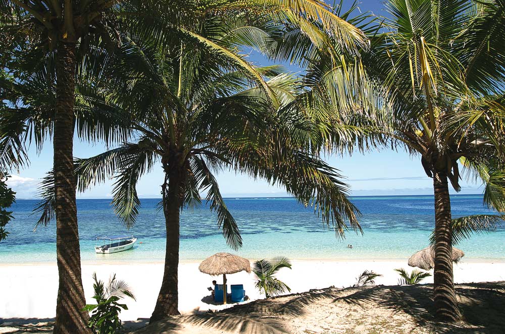 Matamanoa Island Resort beach