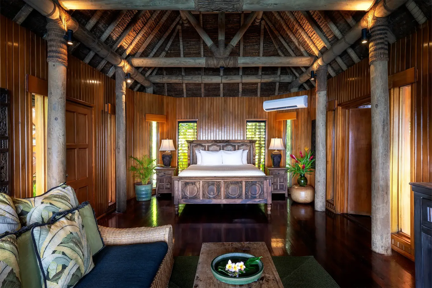Namale Fiji Grand Infinity Pool Villa bedroom