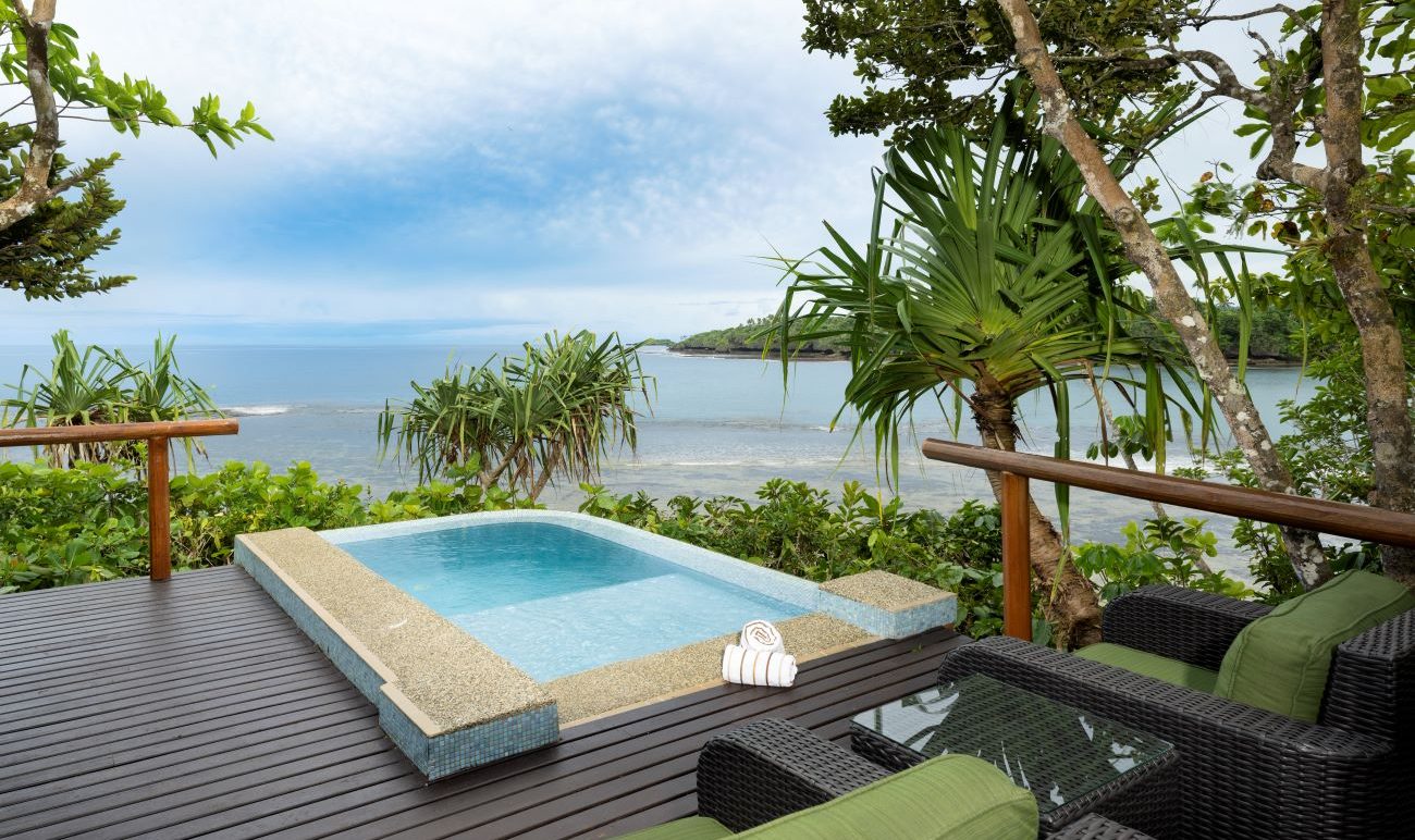 Namale Fiji Ocean Plunge Pool Bure private pool with ocean view