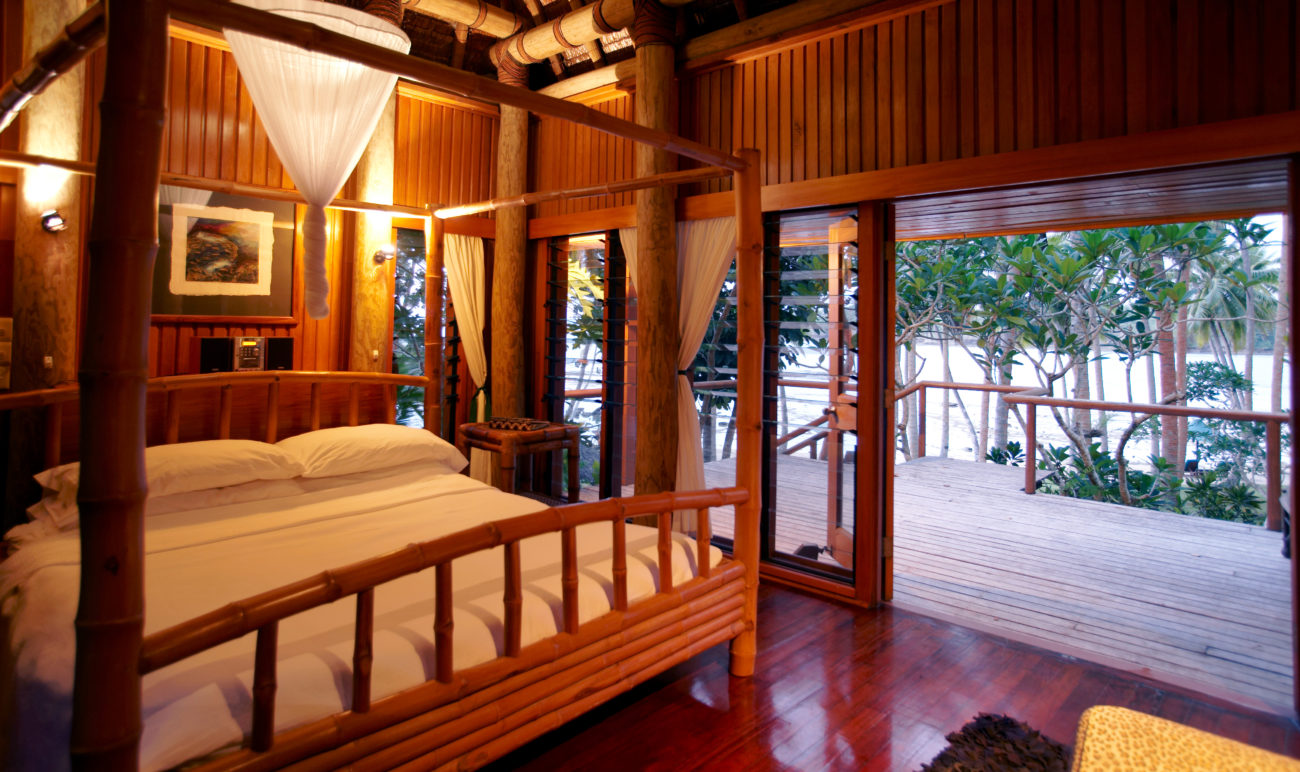 Namale Fiji Ocean Tropical Bure private deck with ocean outlook