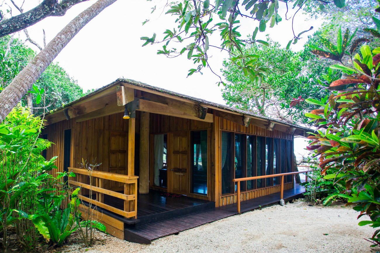Namale Fiji Ocean Tropical Bure exterior near the beach