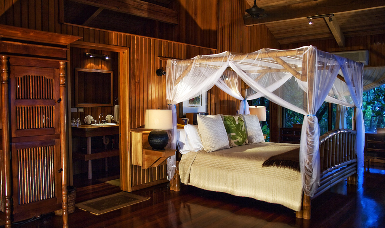 Namale Fiji Ocean Tropical Bure interior seating and living area
