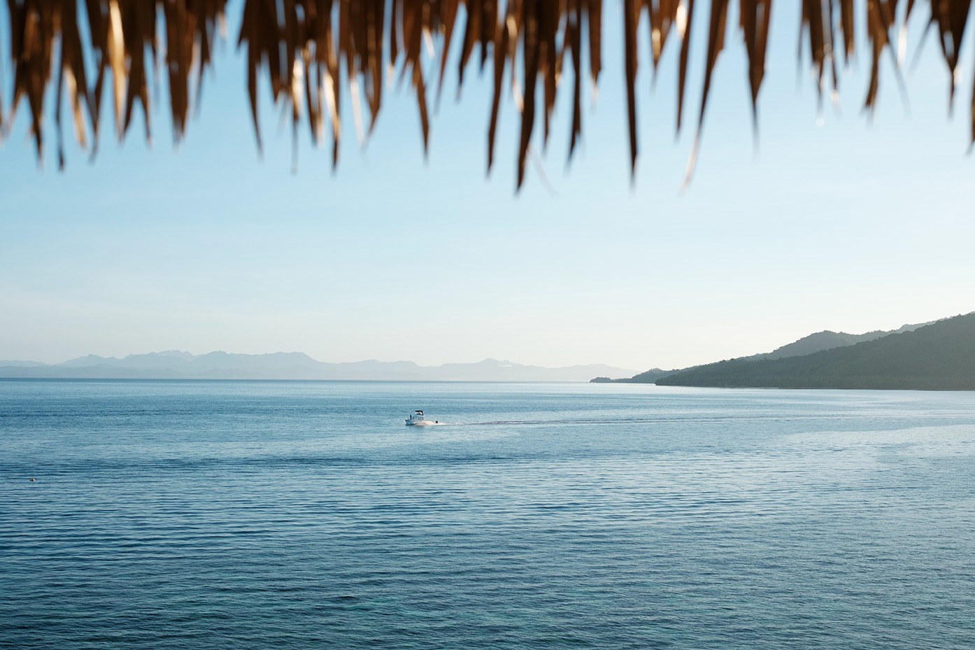 Royal Davui Plunge Pool Villa East lagoon and mountain view
