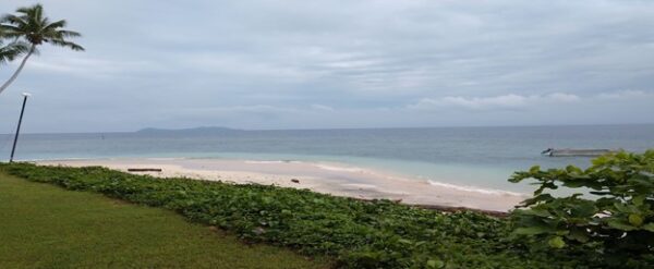 Royal Davui Island View beach and lagoon outlook in Beqa Lagoon Fiji