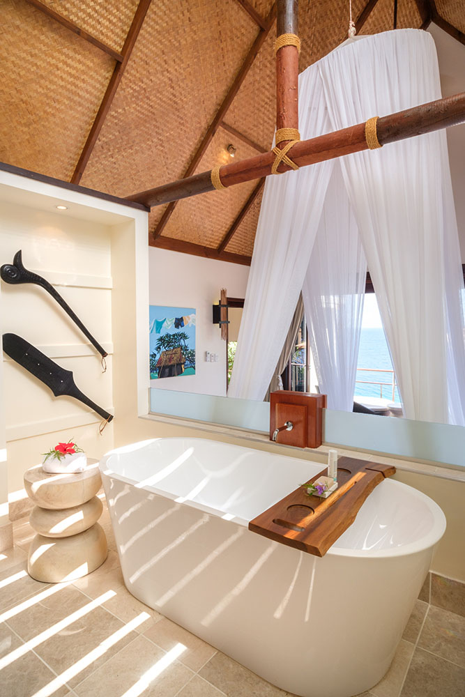 Royal Davui Sunset Plunge Pool Villa standalone soaking bath