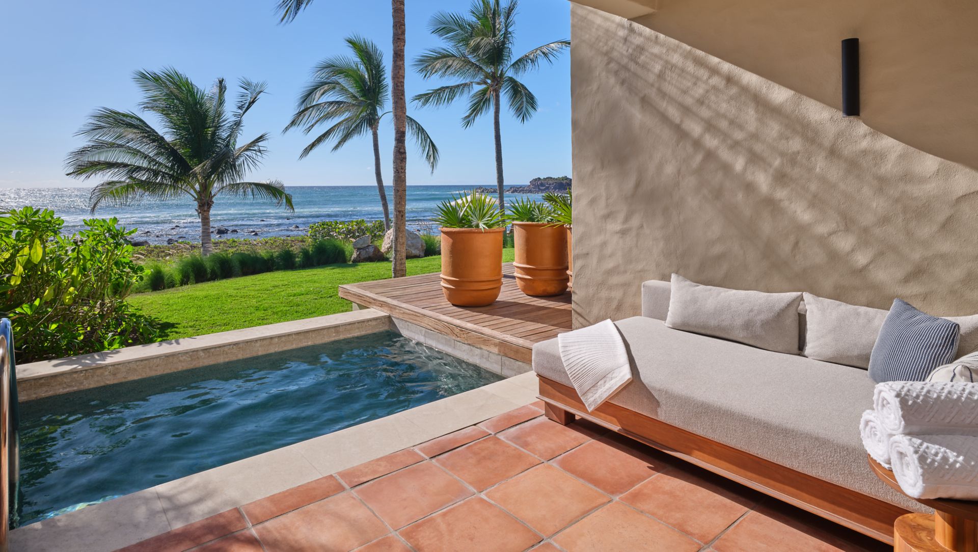 Casita Guest Room Ocean View with king bed at The St. Regis Punta Mita
