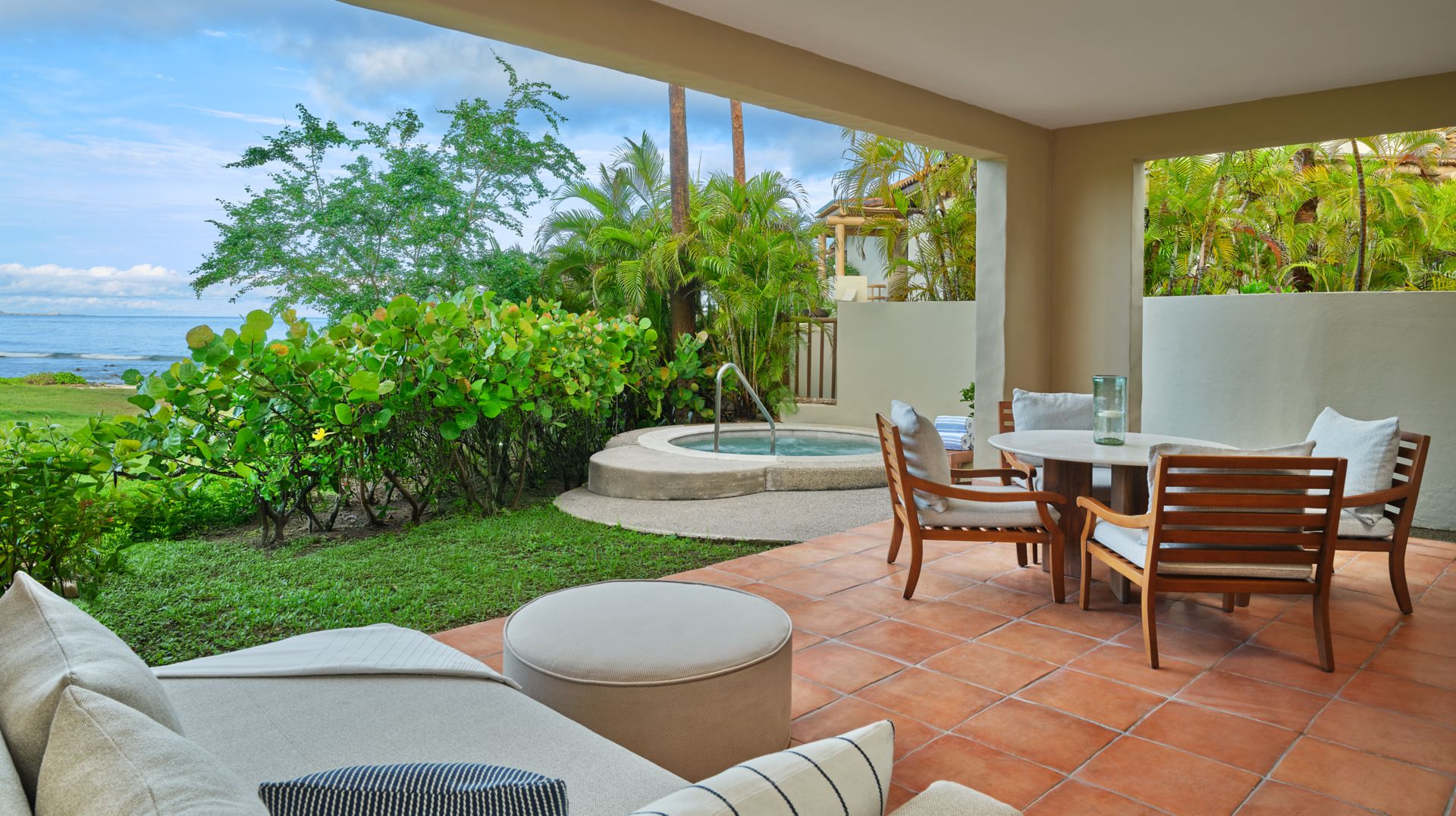 Ocean View Suite with Pacific vistas from the terrace at The St. Regis Punta Mita