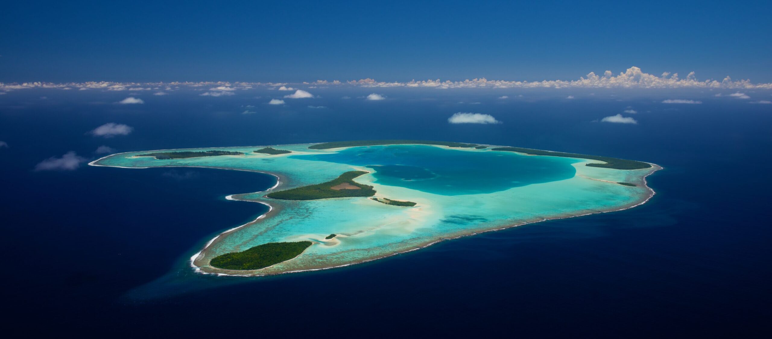 Pristine beach and lagoon at The Brando on Tetiaroa