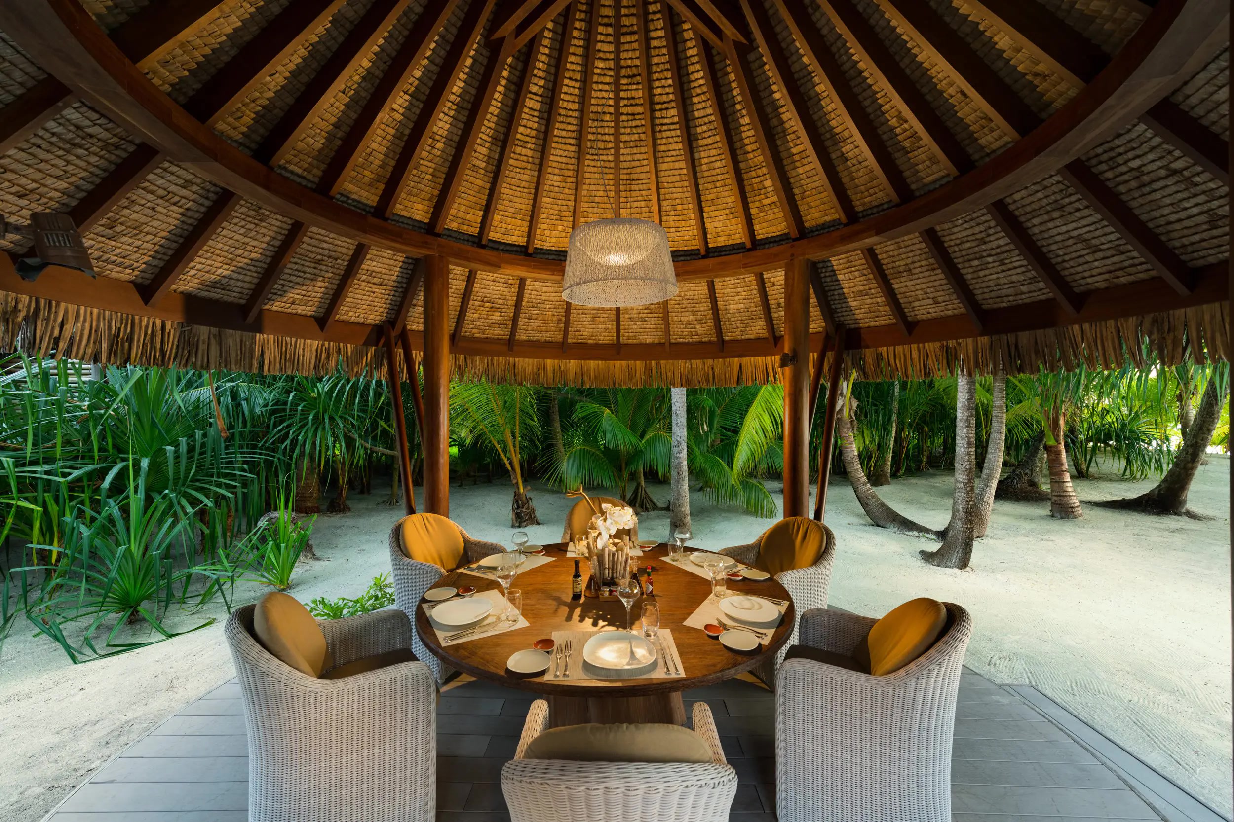 The Brando Three Bedroom Villa outdoor dining