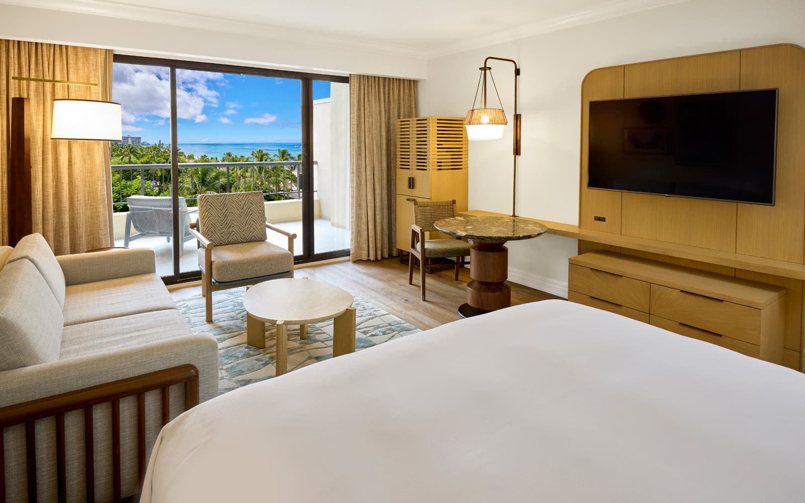 View of Waikiki Beach from Aliʻi Tower Ocean View Room
