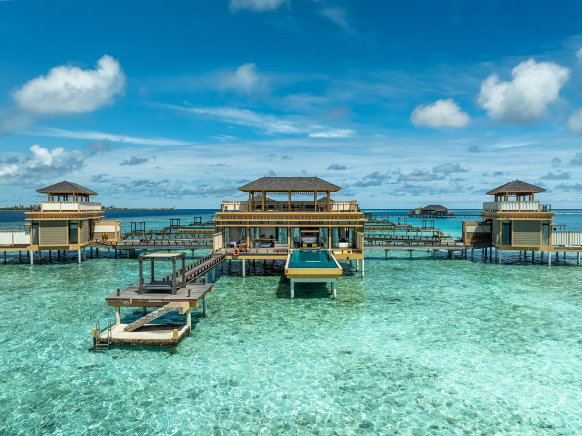 Overwater InOcean villa at Angsana Velavaru Maldives