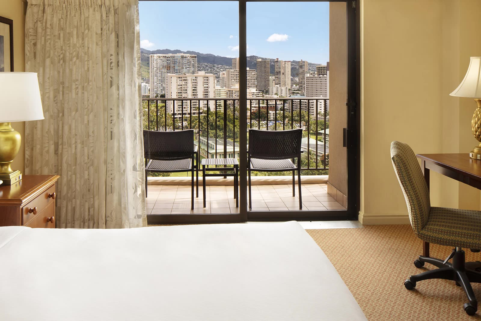 Kalia Tower resort view king room at Hilton Hawaiian Village