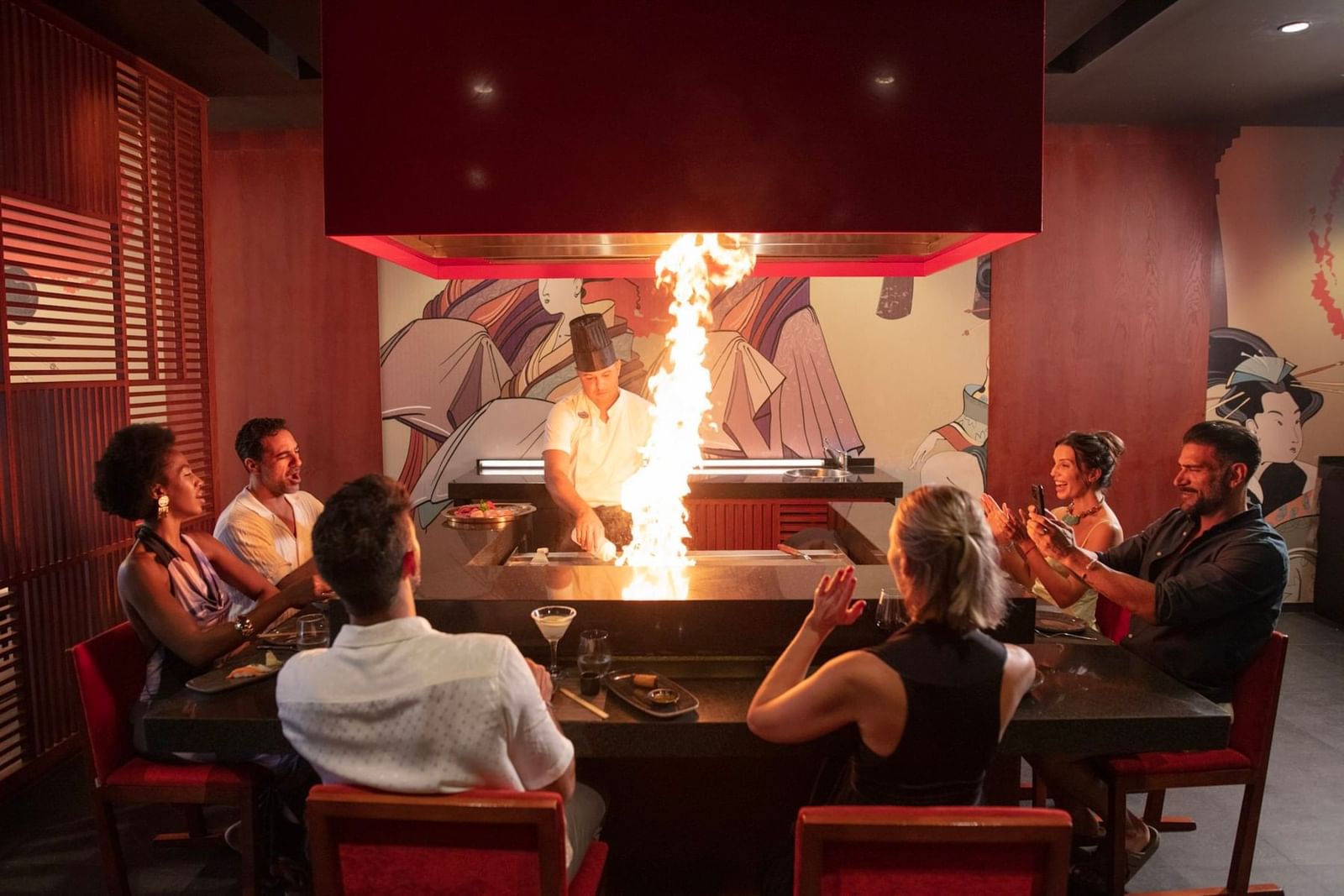 Seishin teppanyaki dining at Live Aqua Punta Cana