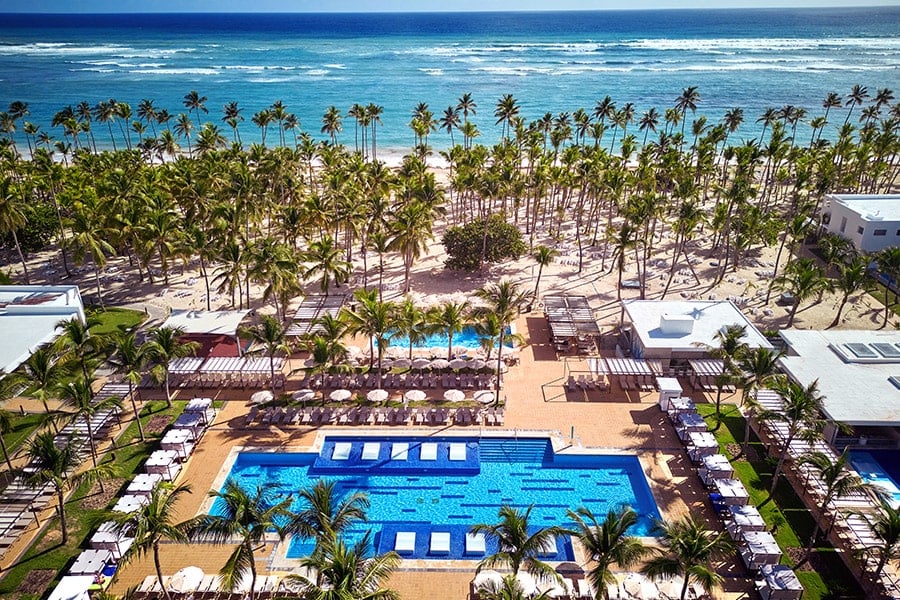 Outdoor pool at Hotel Riu Palace Macao