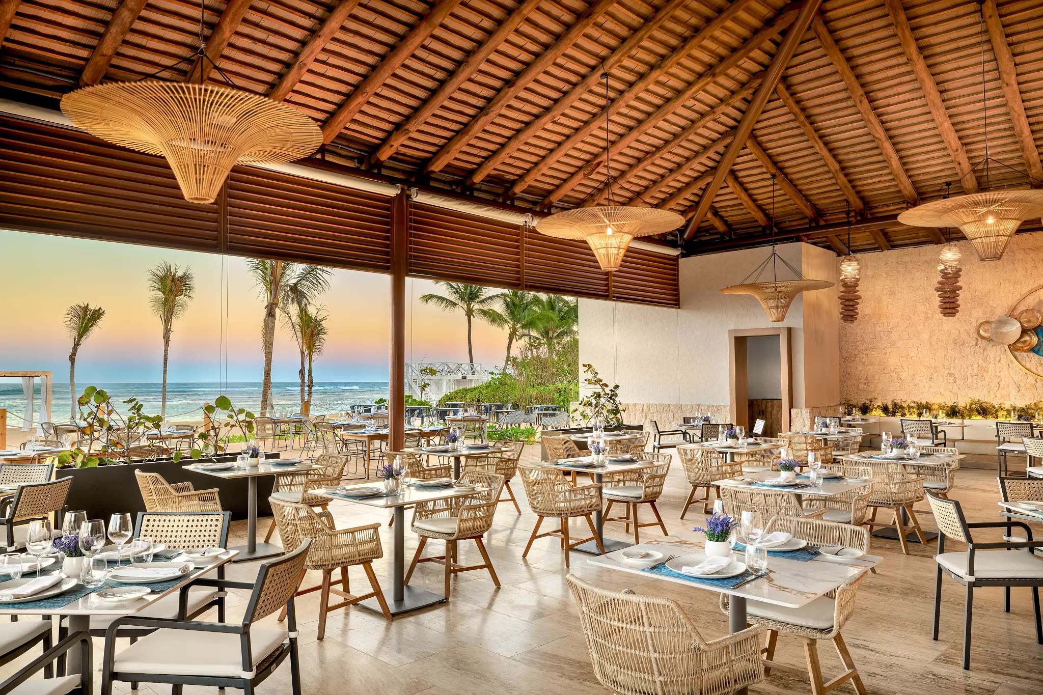 Oceana seafood restaurant at Secrets Tides Punta Cana