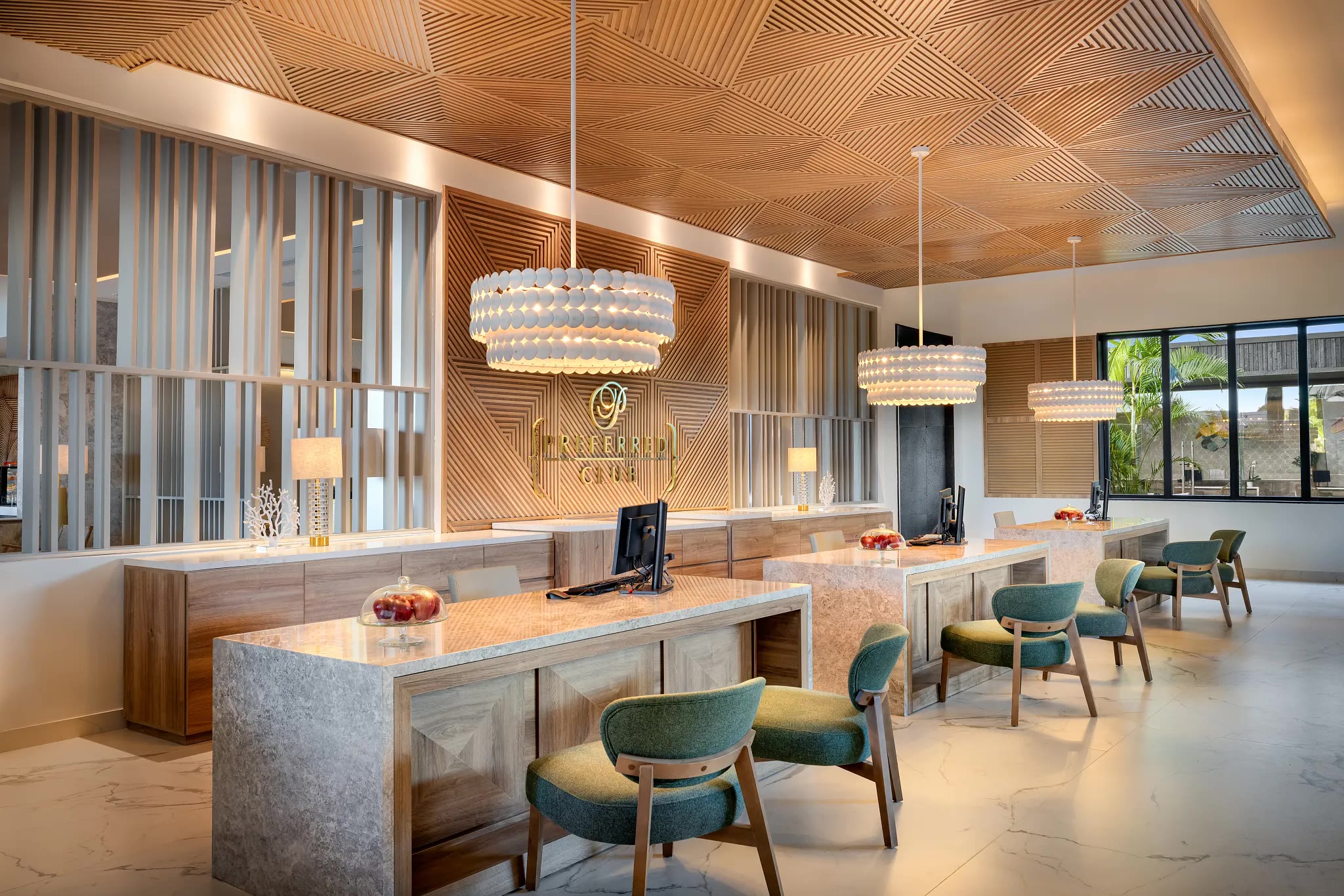 Preferred Club reception at Secrets Tides Punta Cana