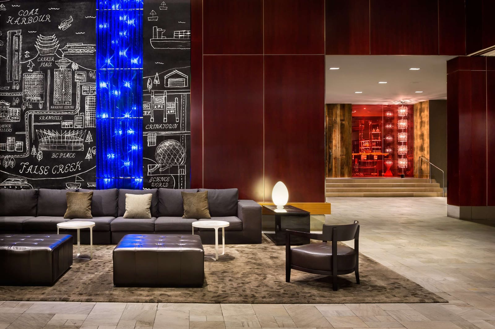 Lobby at Hyatt Regency Vancouver
