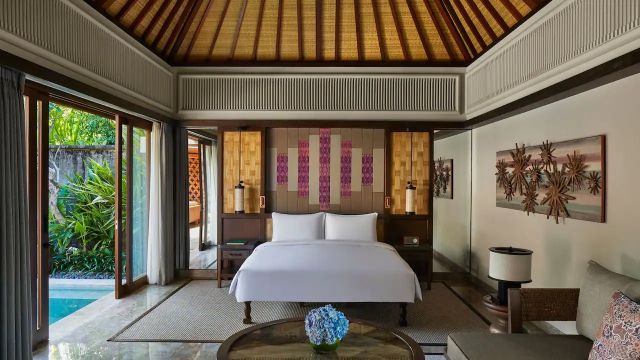 King bedroom of a One-Bedroom Garden Villa at Andaz Bali